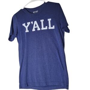 KY for KY “Y’all” Blue Graphic Tee Size Small – Screen Printed in Kentucky Soft
